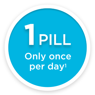 One pill only once a day. [1]
