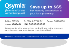 Prescription Weight Loss with Qsymia® (Phentermine and Topiramate  extended-release capsules) CIV